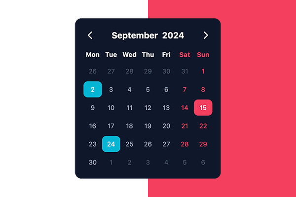 Модуль Calendar Filter