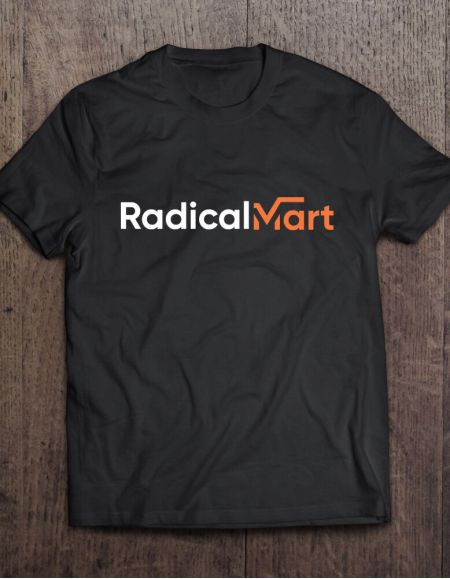 Футболка RadicalMart унисекс (черная)